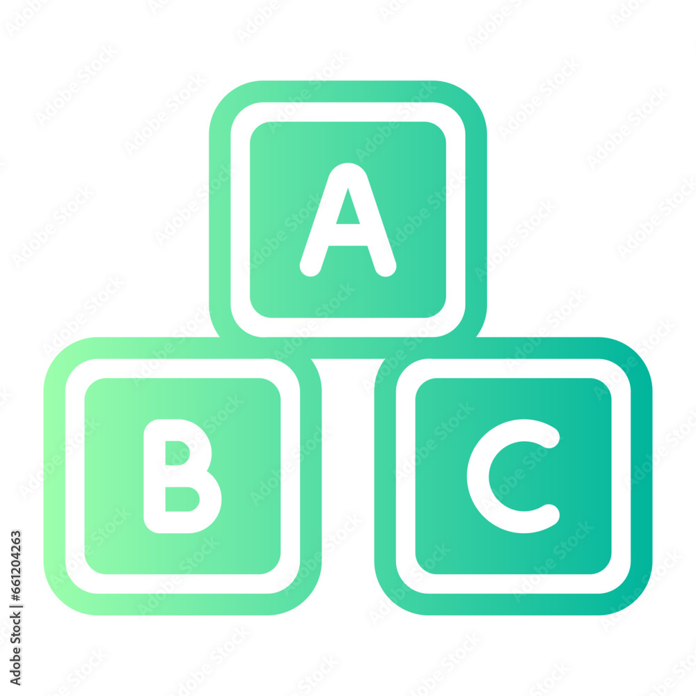 blocks gradient icon blocks gradient icon