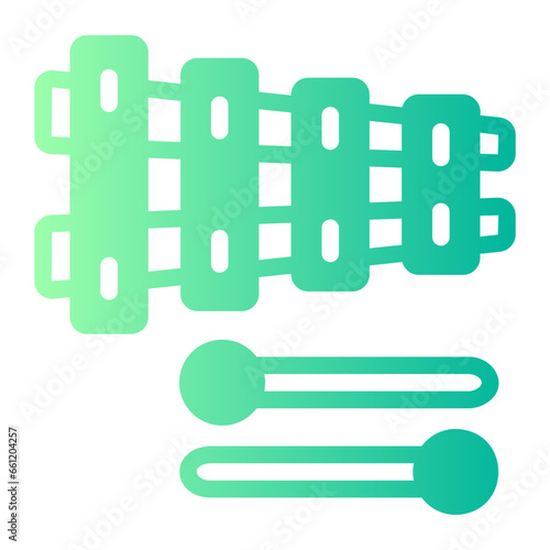 xylophone gradient icon
