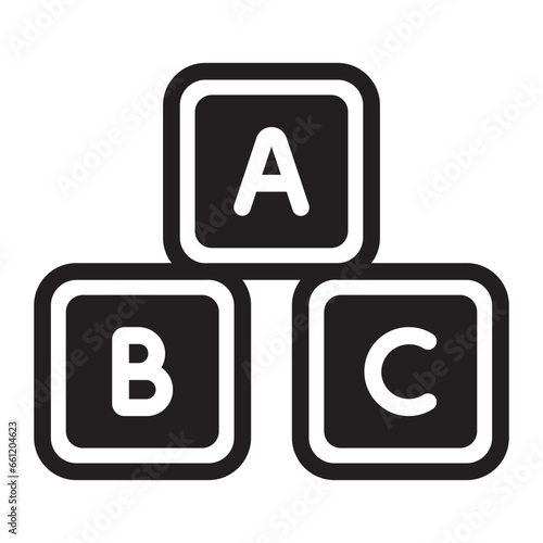 blocks glyph icon