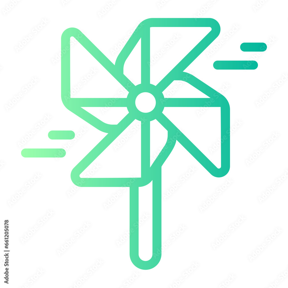 pinwheel gradient icon pinwheel gradient icon