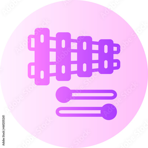 xylophone gradient icon