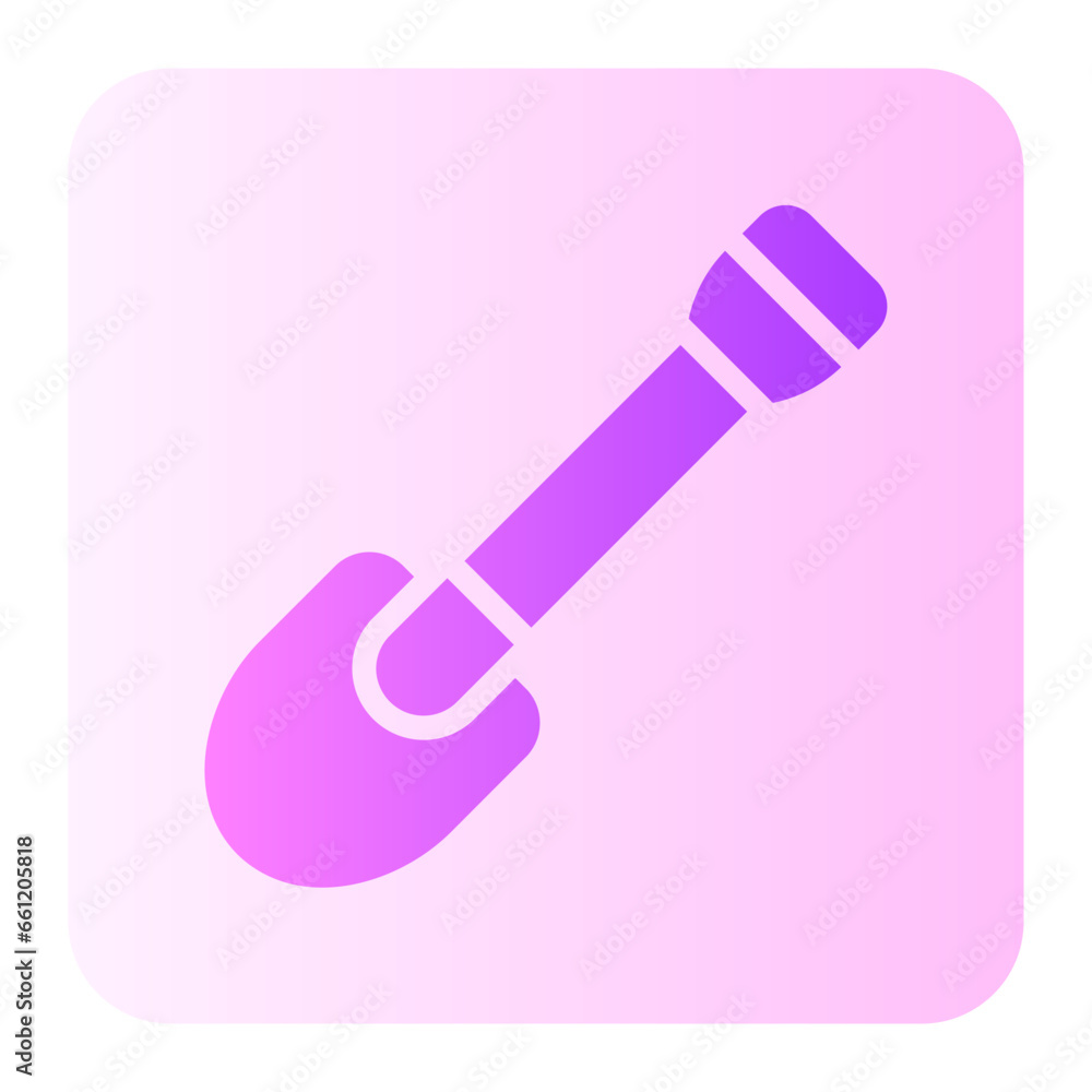shovel gradient icon shovel gradient icon
