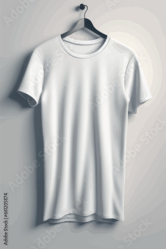 white blank t - shirt template white blank t - shirt template white t - shirt on a dark background. 3d rendering