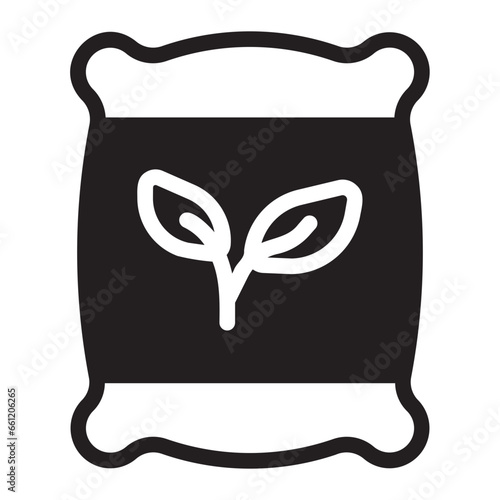 fertilizer glyph icon