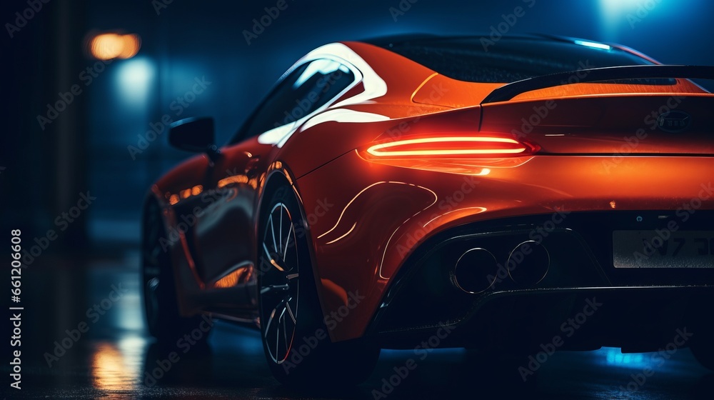 Rev up for the adrenaline rush with thrilling sports car vector illustrations and dynamic racing designs in this captivating auto collection, generative AI