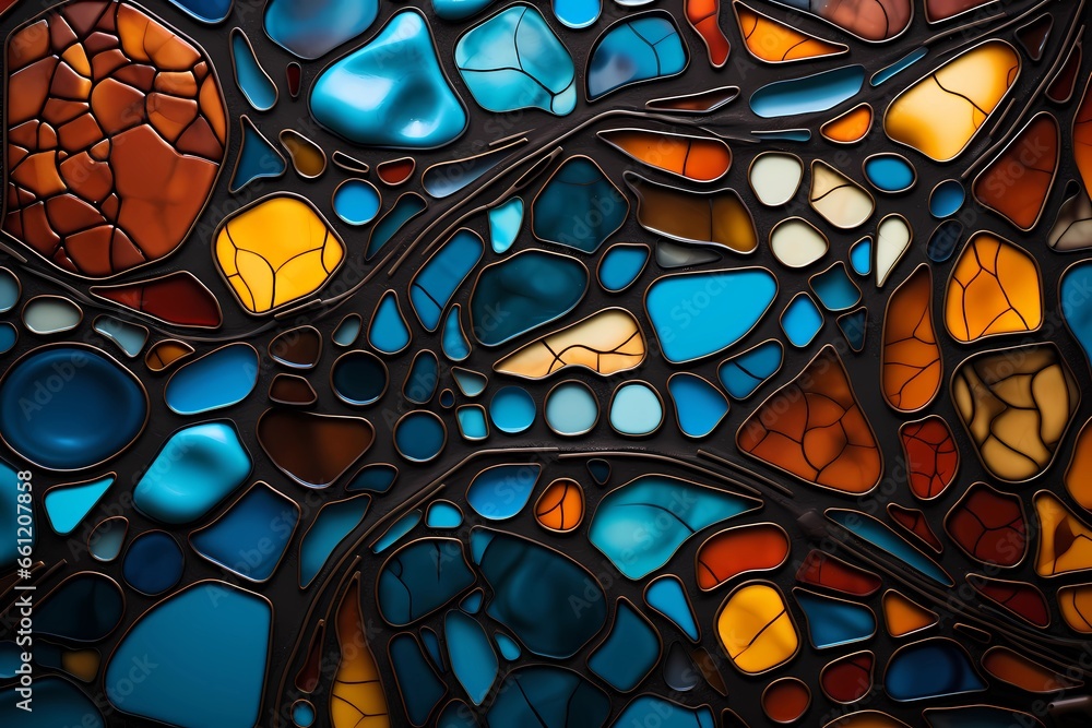 seamless pattern with stained glass tiles seamless pattern with stained glass tiles