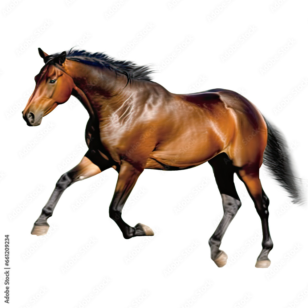 horse galloping on a transparent background horse galloping on a transparent background