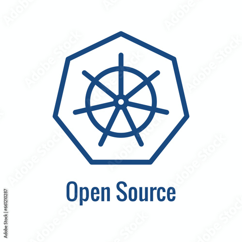 Kubernetes Development and Environment Icon Showing Aspect