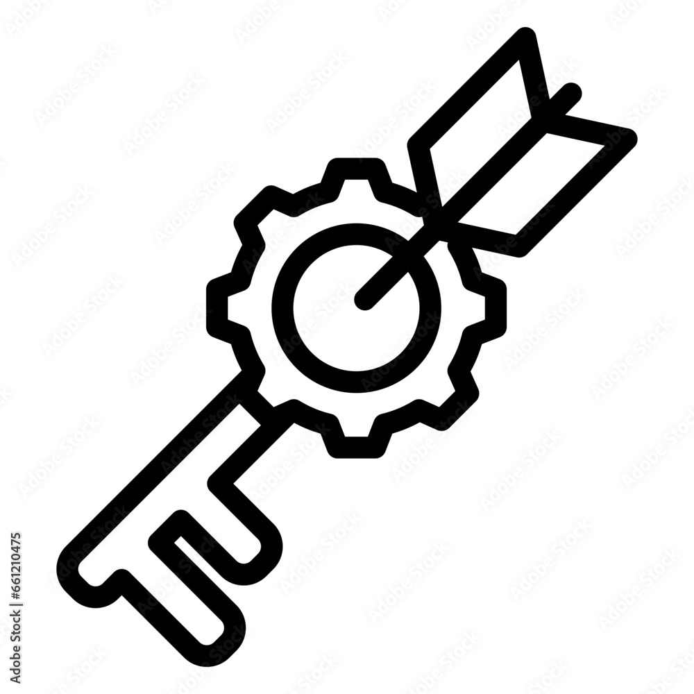 Key Point Outline Icon