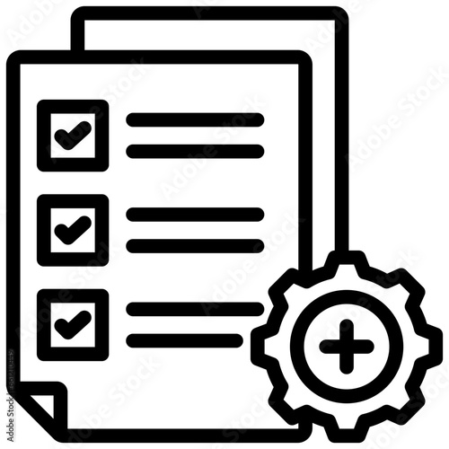 Grading Outline Icon