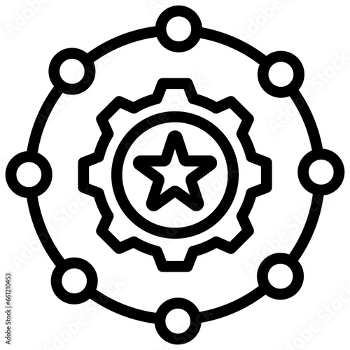 Skills Framework Outline Icon