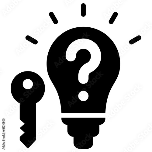 Problem Solving Glyph Icon