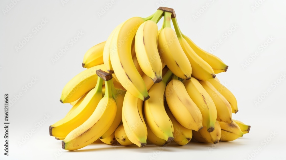 A bunch of bananas sitting on top of each other