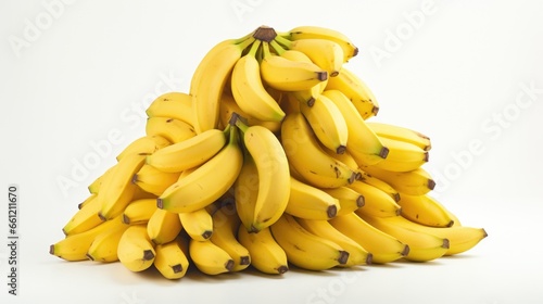 A pile of bananas sitting on top of each other photo