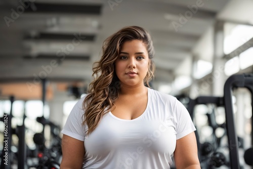 Strength in confidence  Fat girl at the gym