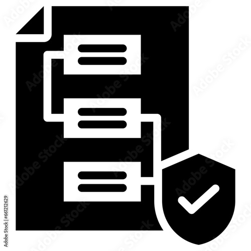 Safety Procedures Glyph Icon