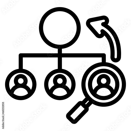 Internal Promotion Outline Icon