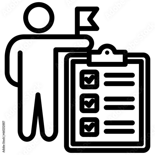 Leadership Assessment Outline Icon
