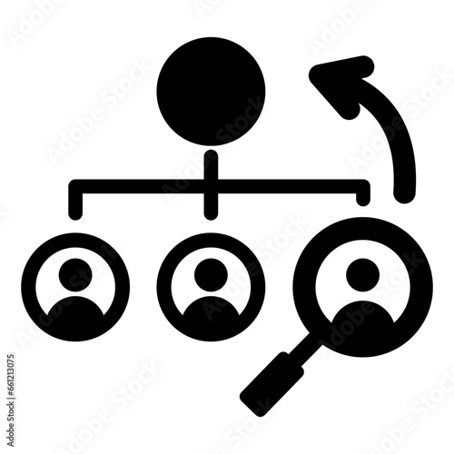 Internal Promotion Glyph Icon