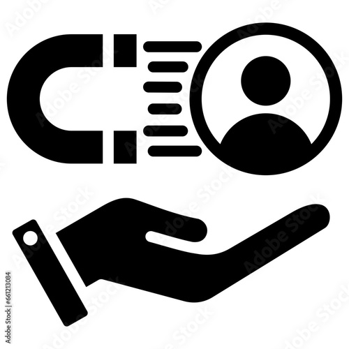 Employee Retention Glyph Icon
