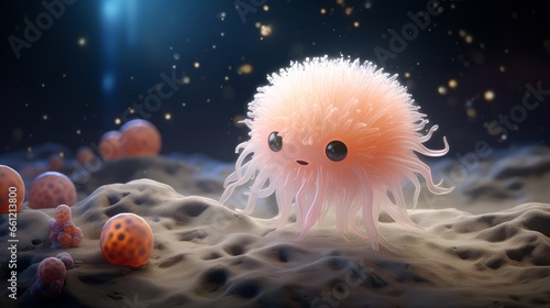 A cute little bacteria ghost from the planet Europa