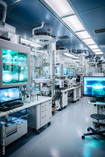 GeneTech Frontiers: Cutting-Edge Biotechnology Laboratory photo