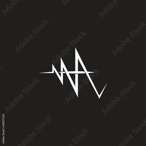 heart beat cardiology plus medical symbol logo vector