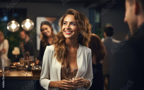 Woman entrepreneur on a net...