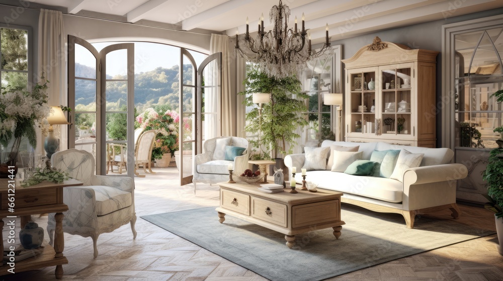 Large living room of a luxurious country house Large living room of a luxurious country house