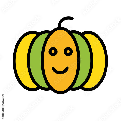 Usa Halloween Pumpkin Icon