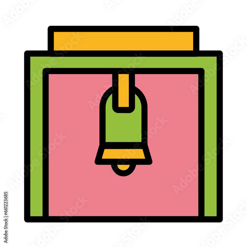 Alert Bell Christmas Icon