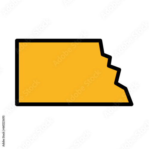 Map States Usa Icon