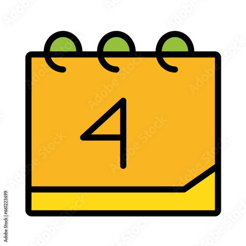 America Usa Calendar Icon