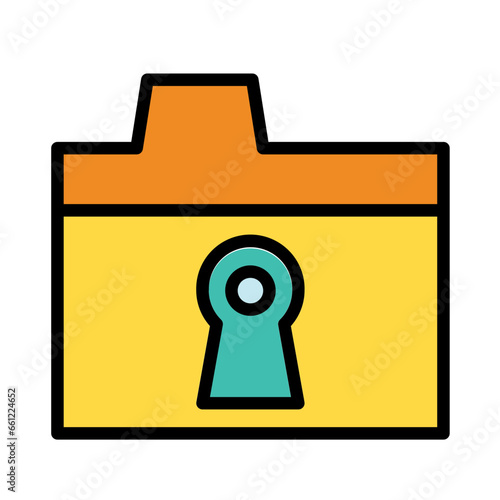 Keyhole Secret Private Icon