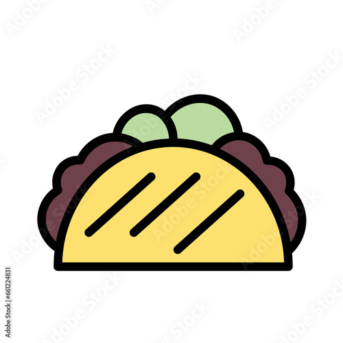 Taco Food Mexican Icon