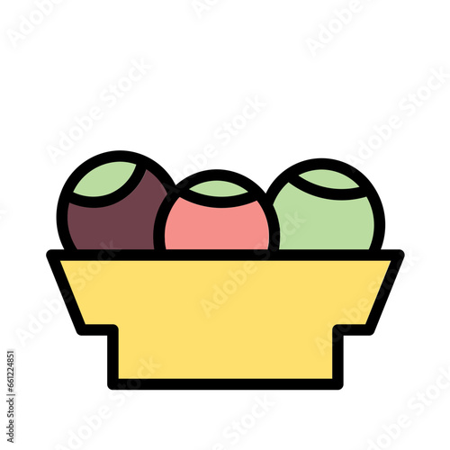 Traditional Korean Food Icon