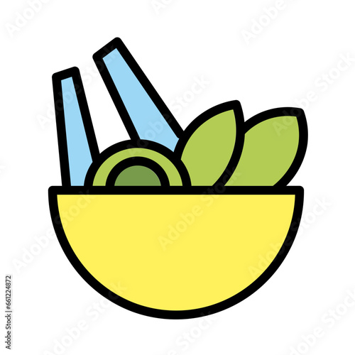 Asian Food Bowl Icon