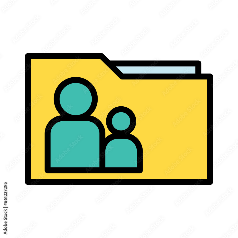 Folder Group Data Icon Folder Group Data Icon