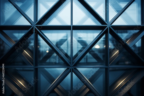 Abstract backdrop of modern glass and steel architecture. Background with selective focus and copy space