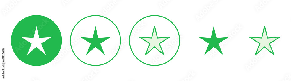 Star Icon set. rating icon vector. favourite star icon Star Icon set. rating icon vector. favourite star icon