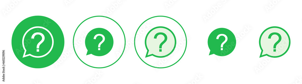 Question icon set. question mark icon vector. Question icon set. question mark icon vector.