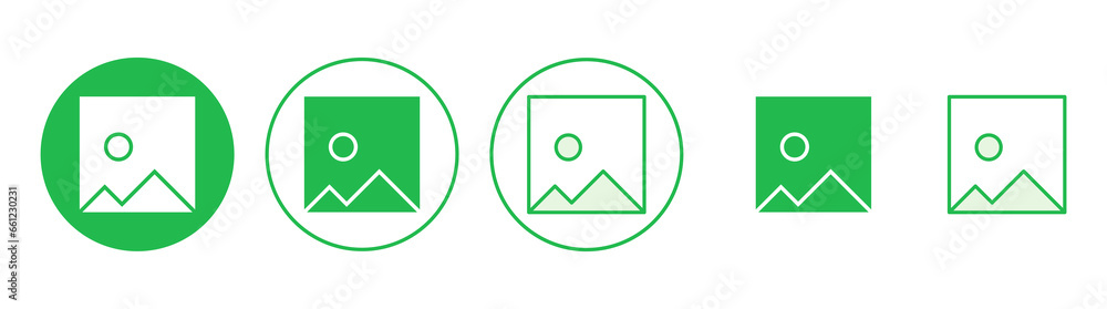 Picture icon set. photo gallery icon symbol Picture icon set. photo gallery icon symbol
