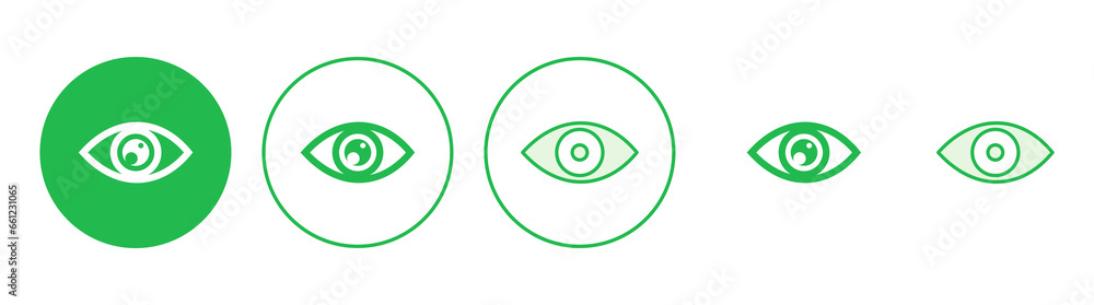 Eye icon set. Eye vector icon. Look and Vision icon. Eye icon set. Eye vector icon. Look and Vision icon.