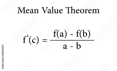 Mean value theorem in math. Lagrange theorem. Mathematics resources for teachers and students.