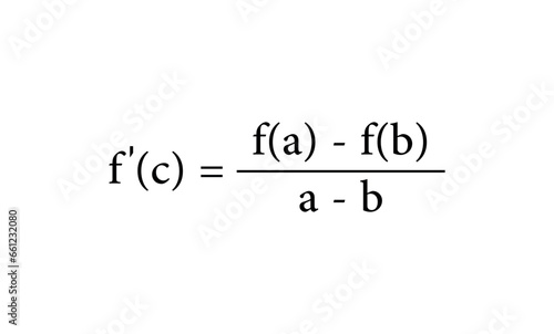 Mean value theorem in math. Lagrange theorem. Mathematics resources for teachers and students.