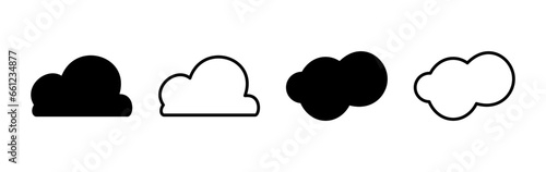 Cloud icon vector. cloud data. cloud services