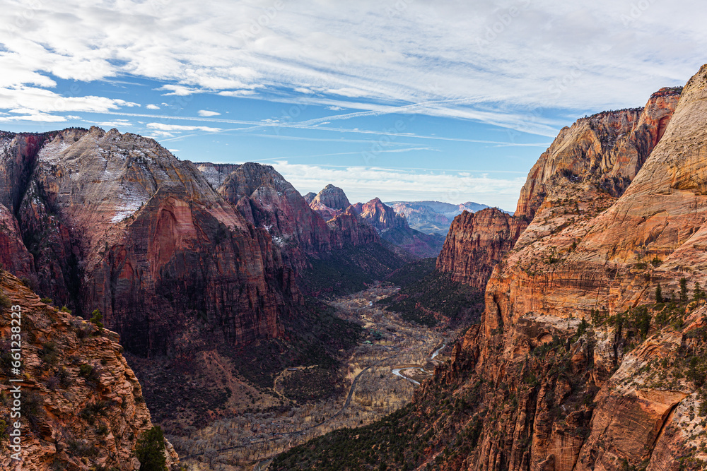 Zion National Park From The top of Angels Landing