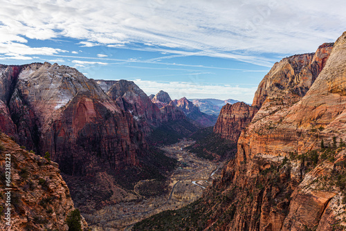 Zion National Park From The top of Angels Landing