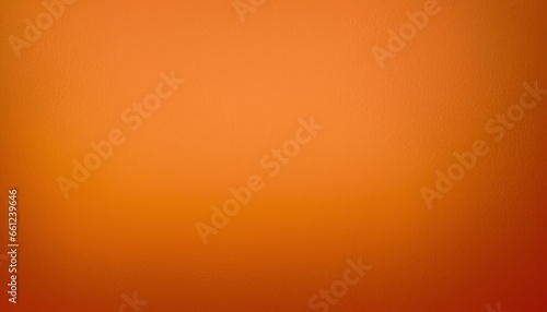 Beautiful orange gradient background with smooth and wall texture