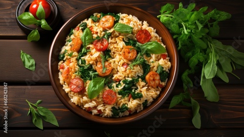 pasta with spinach and tomatoes